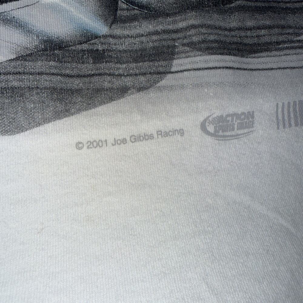 Vtg Nascar All over print TONY STEWART Home Depot 2001 Shirt Men Sz L Distress - Picture 12 of 12